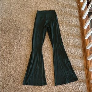 aerie Dark Green Flare Pants